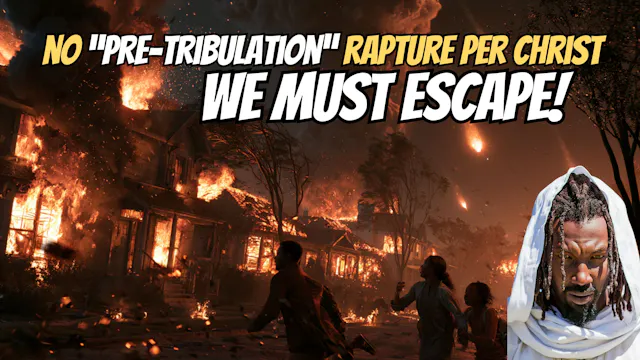 CHRIST TELLS US WE HAVE TO ESCAPE, NO...