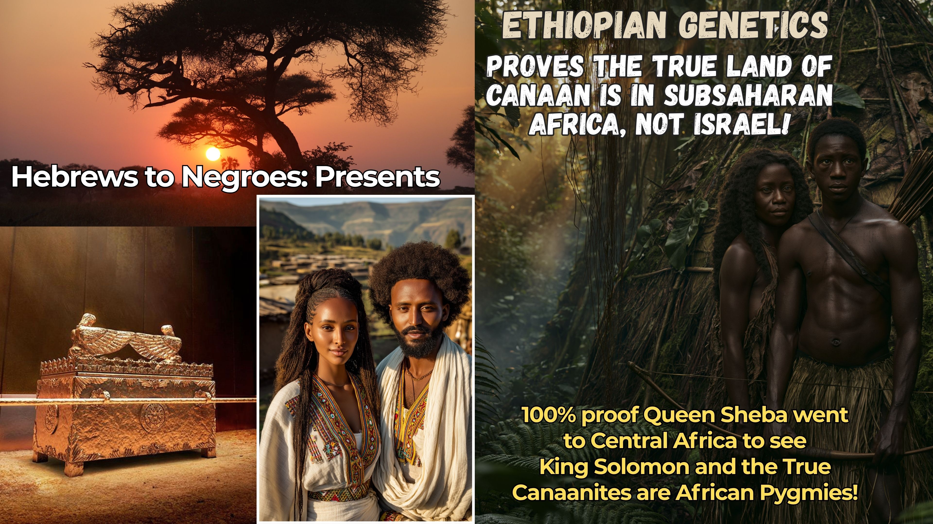 ETHIOPIAN DNA PROVES TRUE ISRAEL IS IN SUBSAHARAN AFRICA1