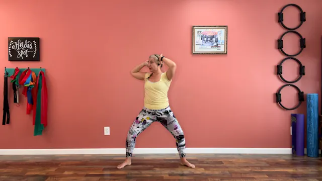 Standing abs with a side of balance
