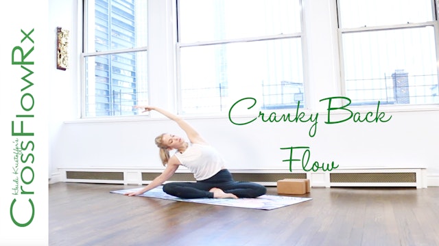 CrossFlowRx: Cranky Back Yoga Flow