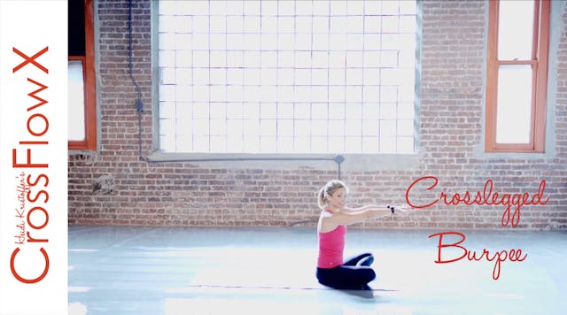 CrossFlowX™ Cross-Legged Yoga Burpee