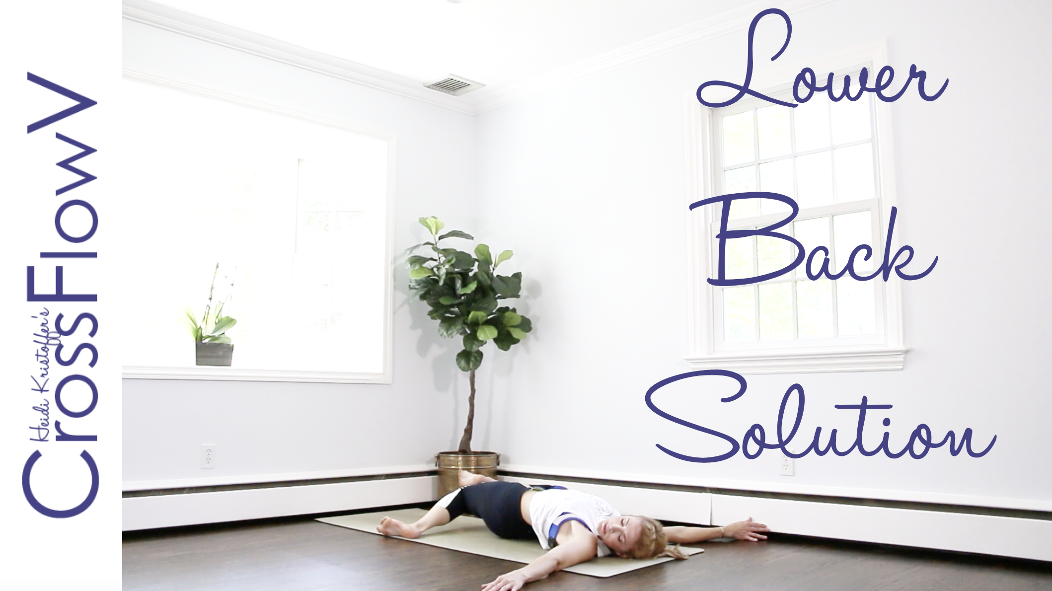 CrossFlowV: Lower Back Solution