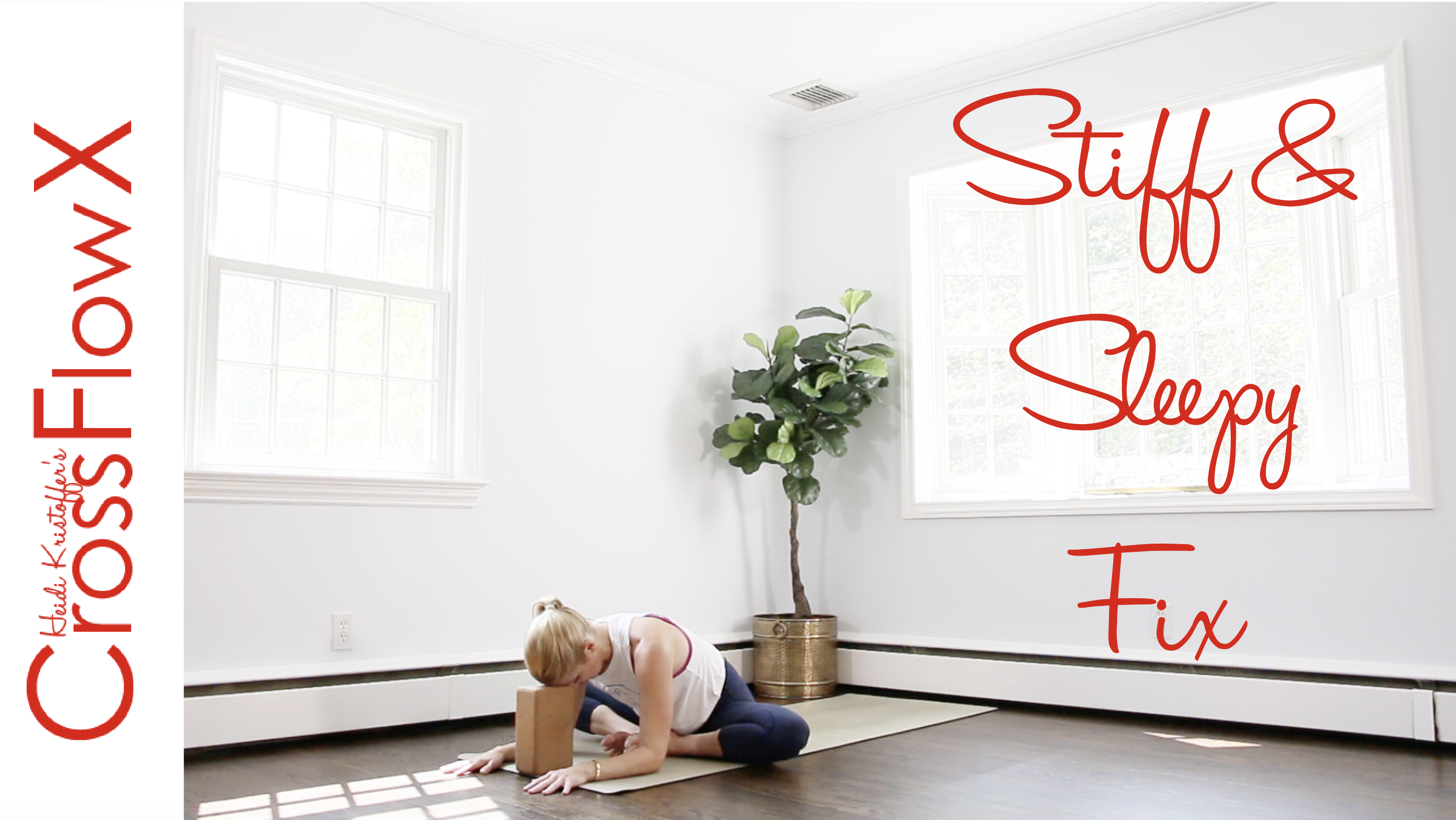 CrossFlowX™: Stiff & Sleepy Fix