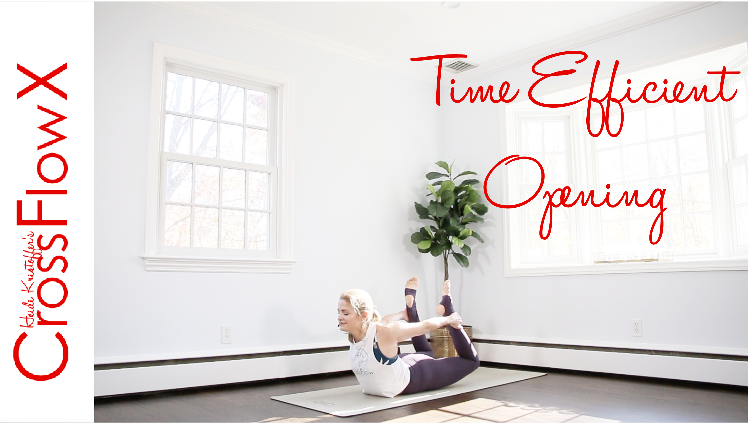 CrossFlowX™: Time Efficient Opening Cardio Flow