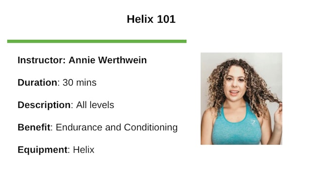 Monday 2:00 pm PT - Helix 101 - All Levels 