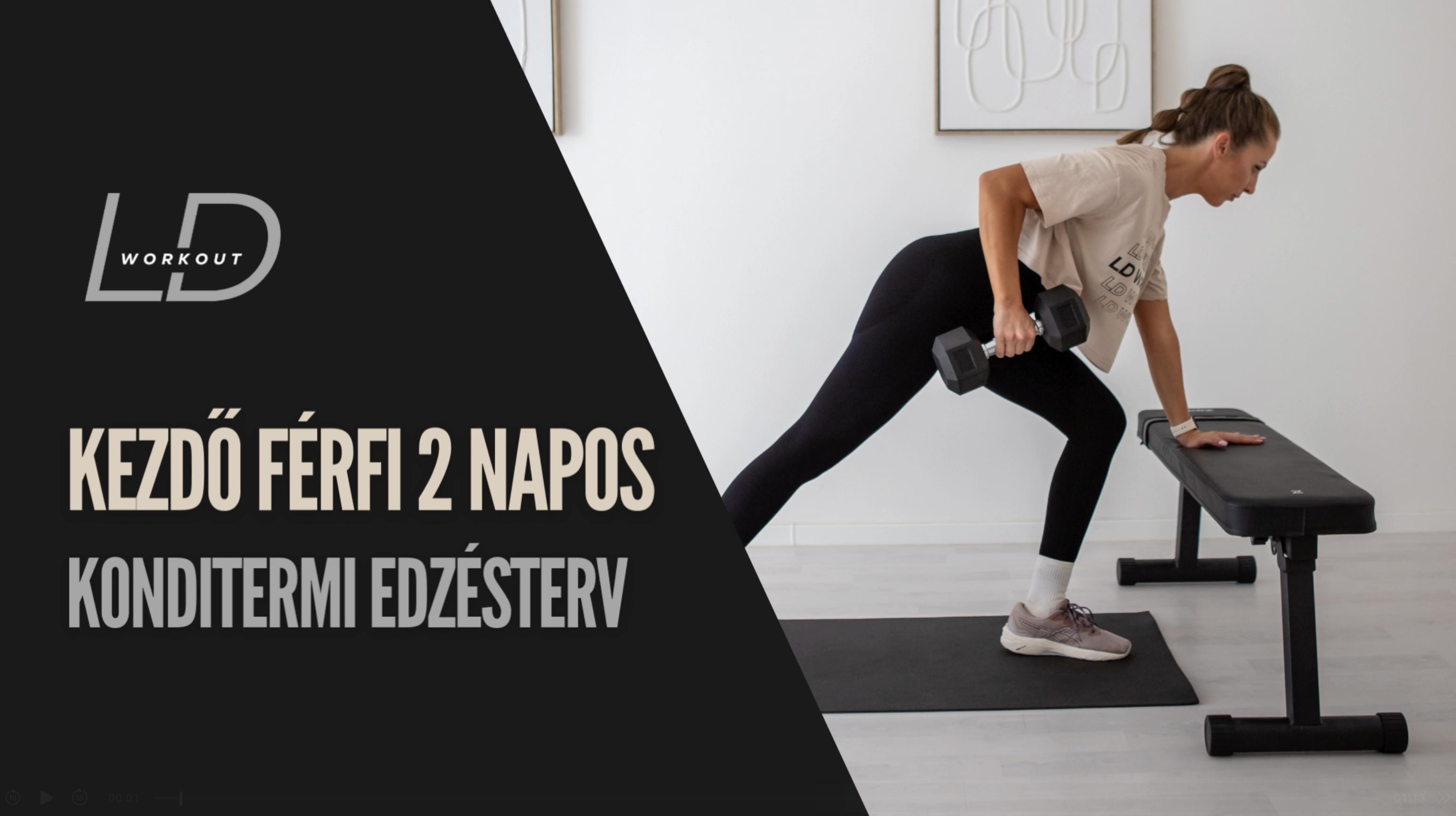 KEZDŐ FÉRFI 2 NAPOS KONDITERMI EDZÉSTERV