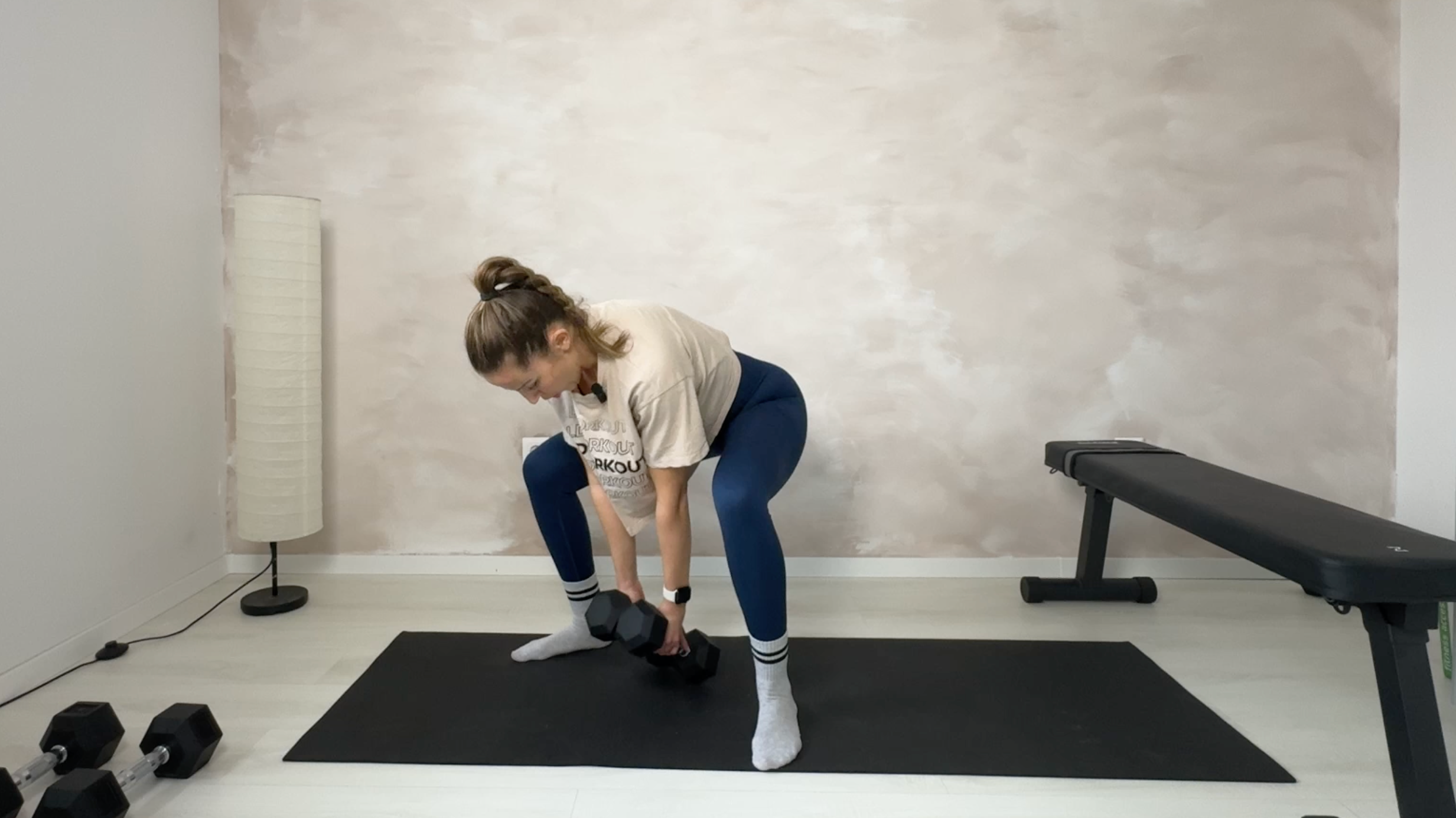 50 MIN - STRENGTH - ALSÓ TEST I KÉZI SÚLYZÓK + PAD
