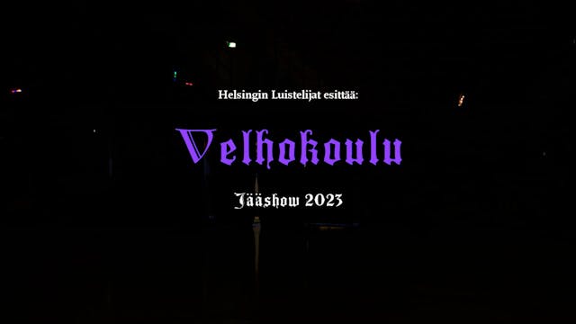 Velhokoulu 1.puoliaika