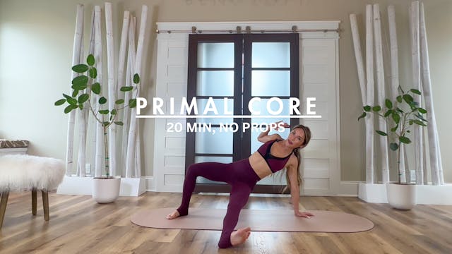 20 MIN: PRIMAL CORE W/ NO PROPS