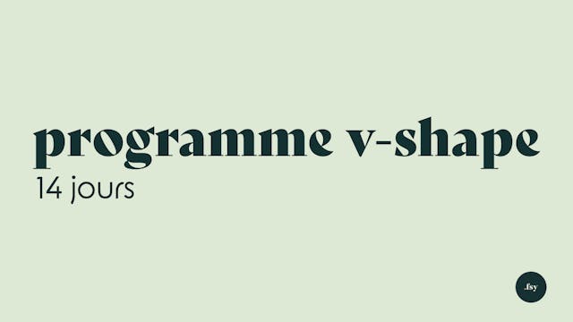 Programme V-shape