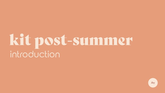 Post Summer : Introduction