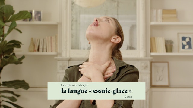 Langue Essuie Glace - Focus Bas du Visage 