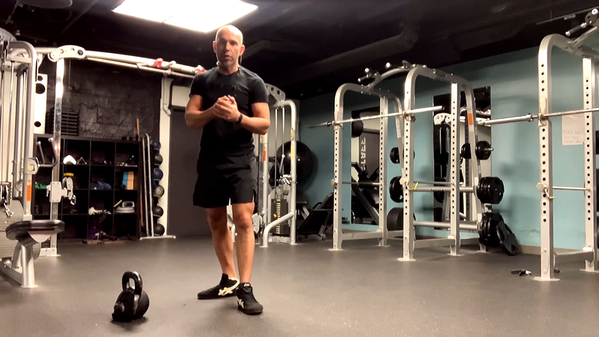 Kettle bell swing demo