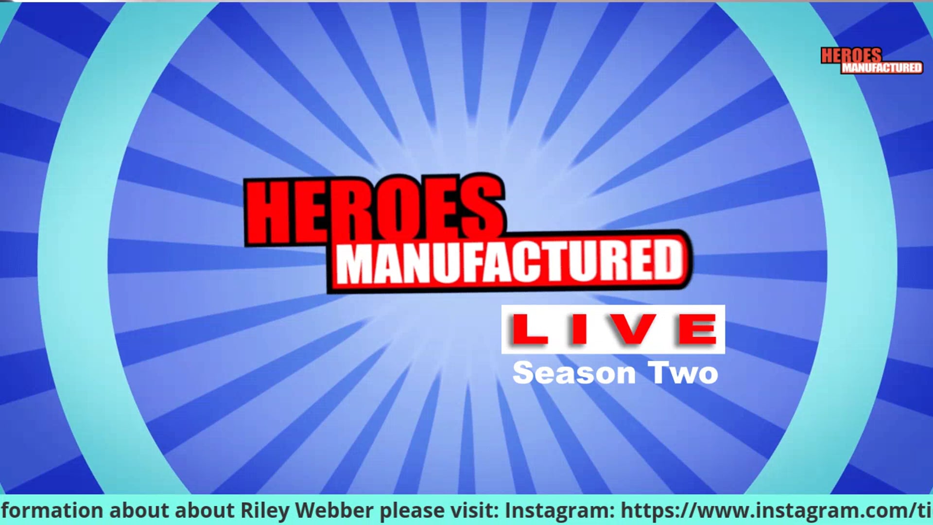 With guest artist Riley Webber