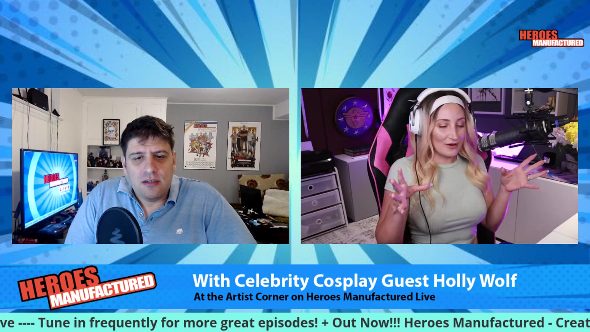 With special celebrity guest cosplayer Holly Wolf