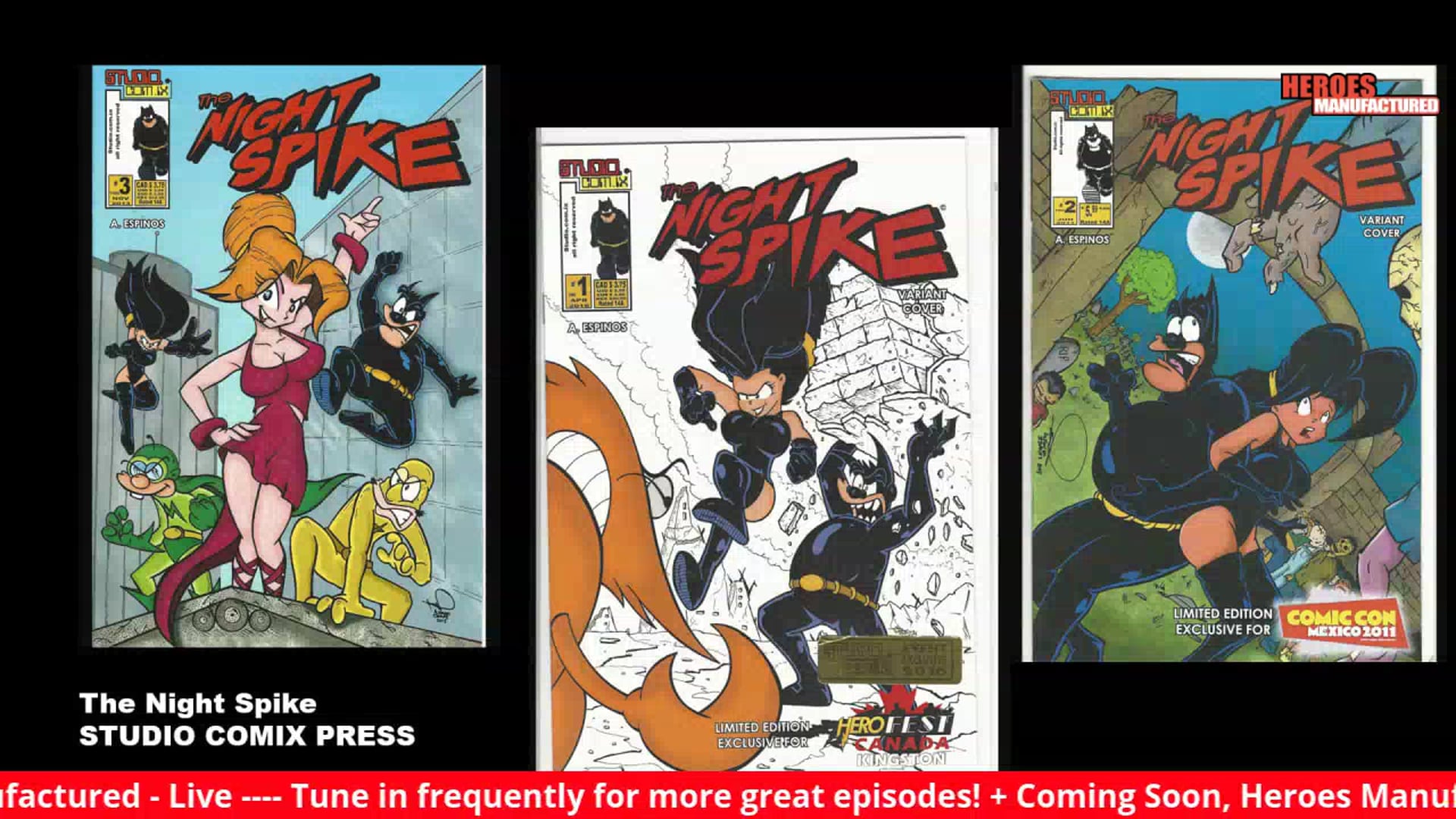 With Special Guest Alfonso Espinos from Studio Comix Press