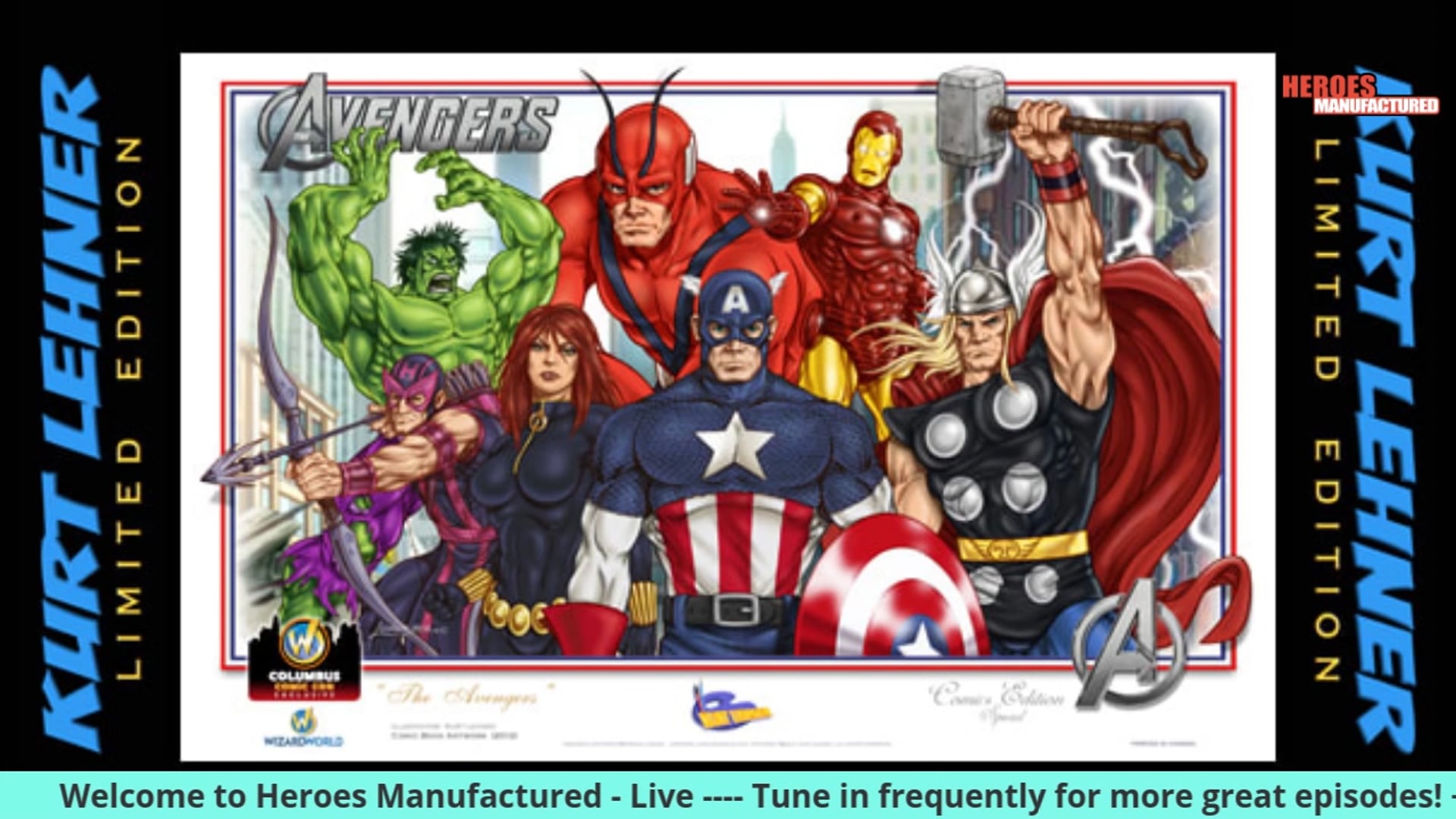 With celebrity guest artist Kurt Lehner