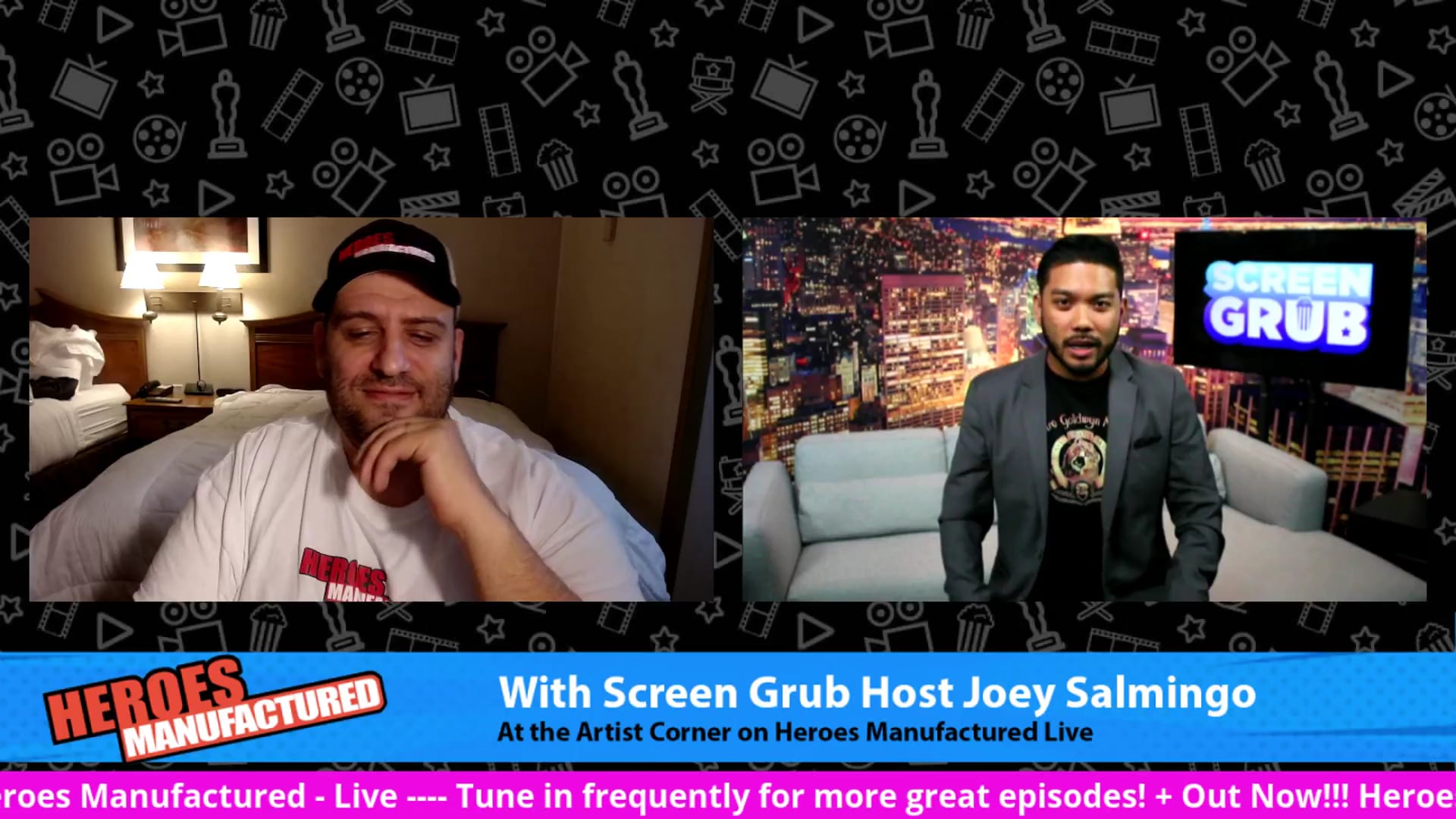 With Guest Screen Grub Host Joey Salmingo