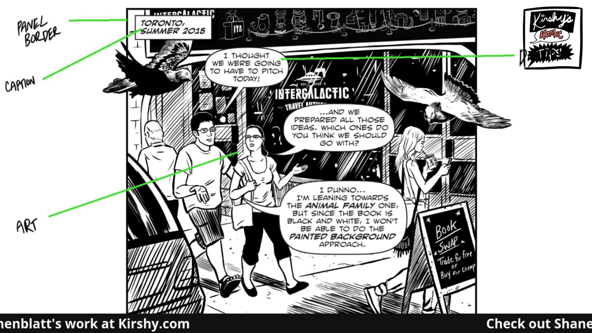 Kirshy's Komic Tips  - Anatomy of the panel 