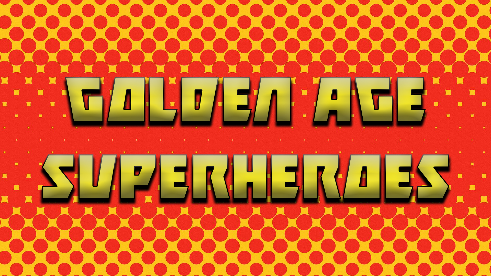 Golden Age Superhero Comics
