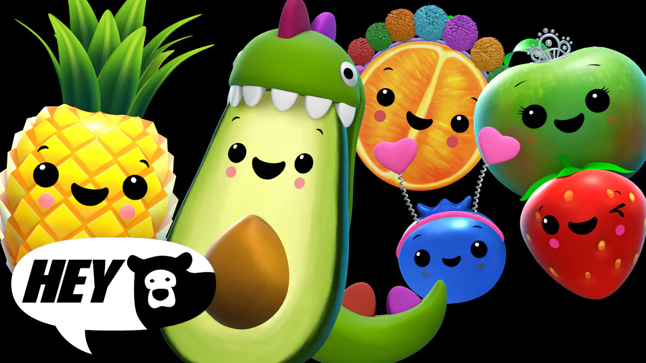 Hey Bear Sensory - Partytime with Avocadosaurus and Friends! - Dance ...
