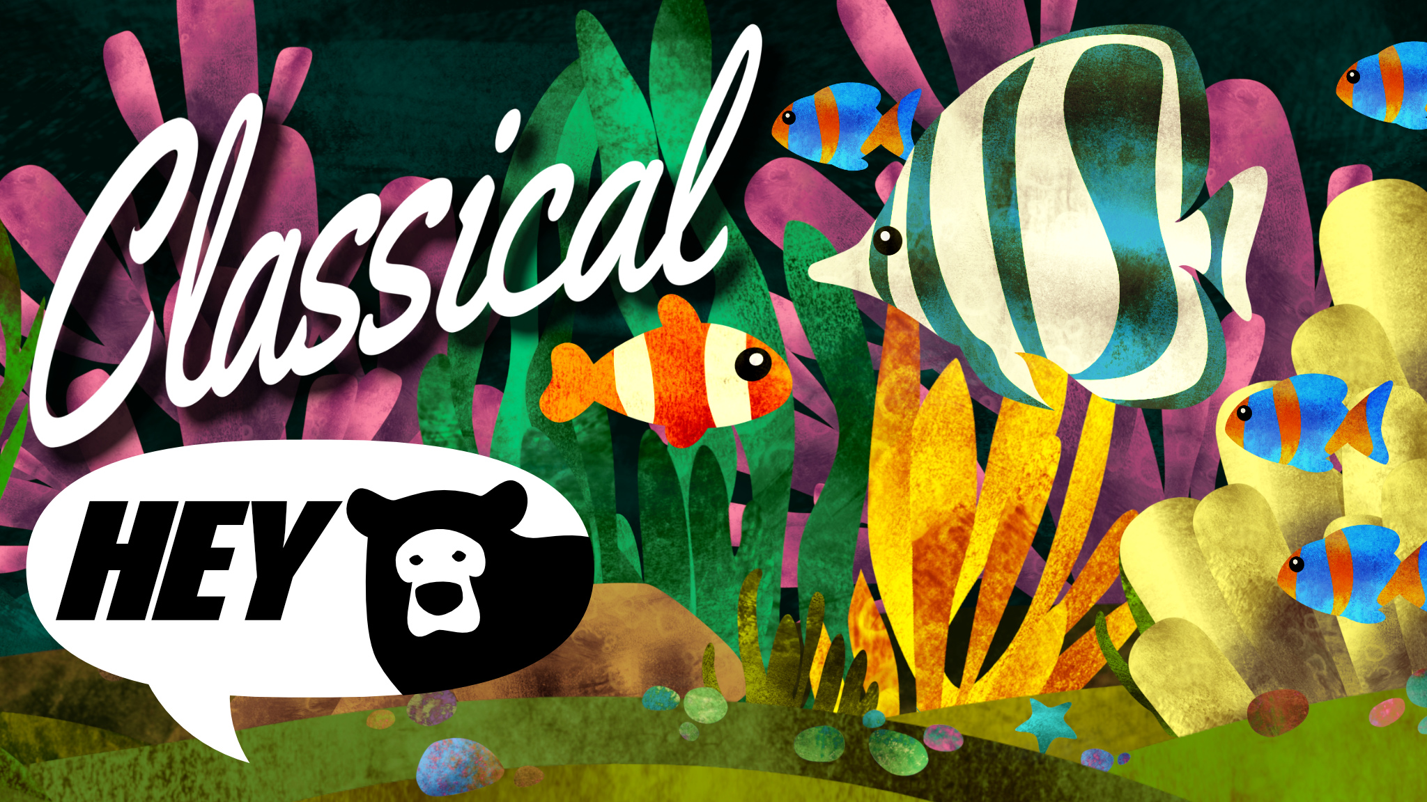 Hey Bear Sensory - Classical Aquarium - 30 Minutes - Classical Music