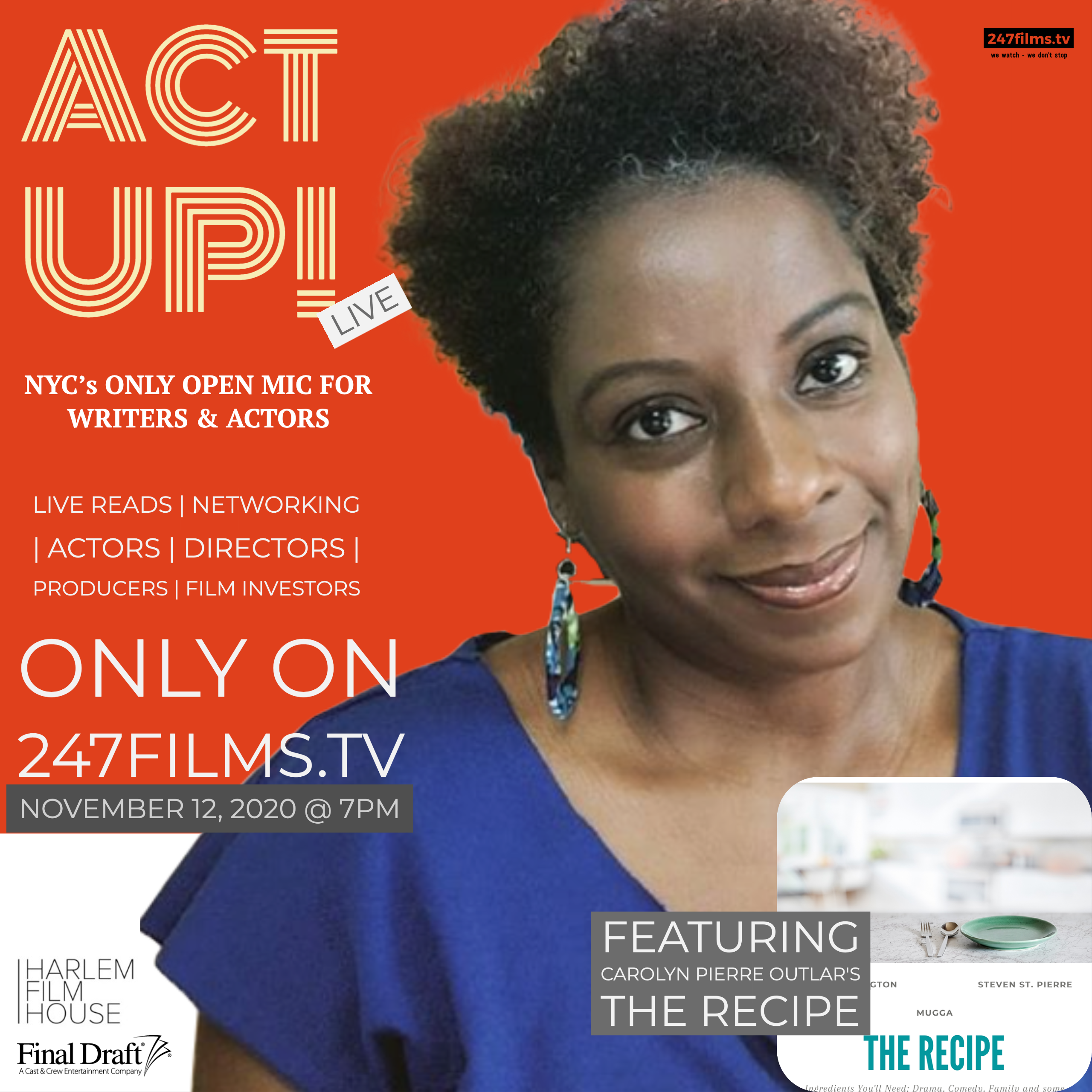 ACT UP! feat. Carolyn Outlar's THE RECIPE