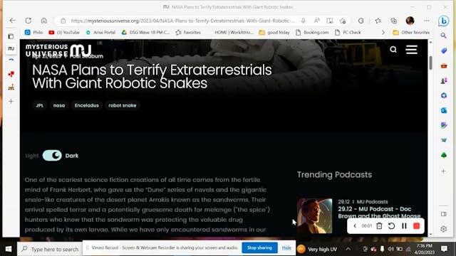 NASA Giant Robot Snake
