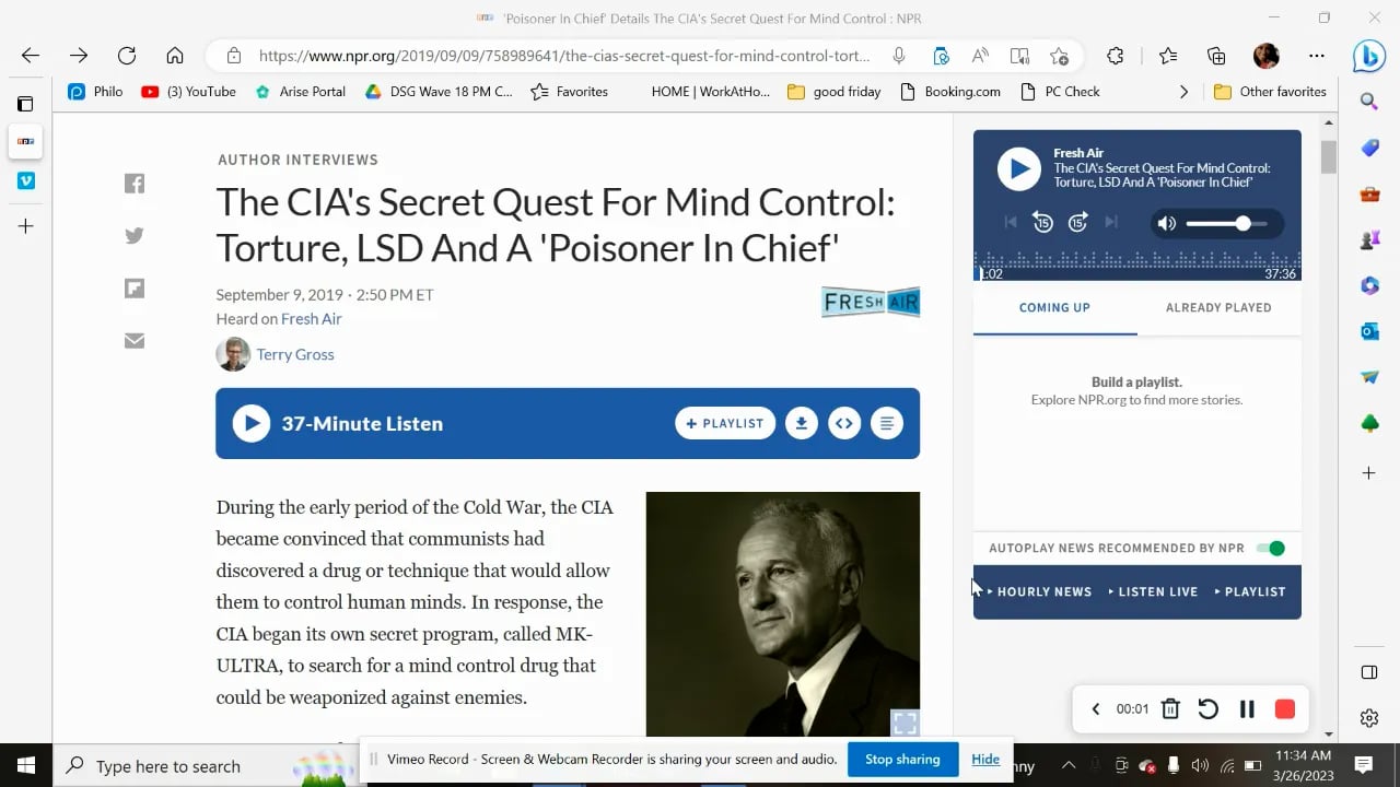 Mind Control Poisons Part I