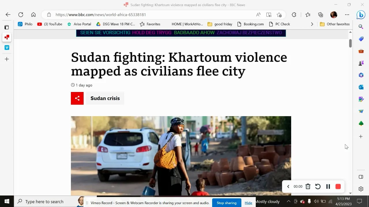 400 Killed In Khartoum