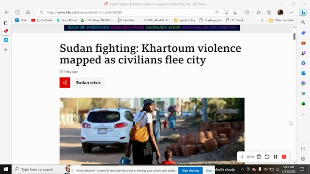 400 Killed In Khartoum