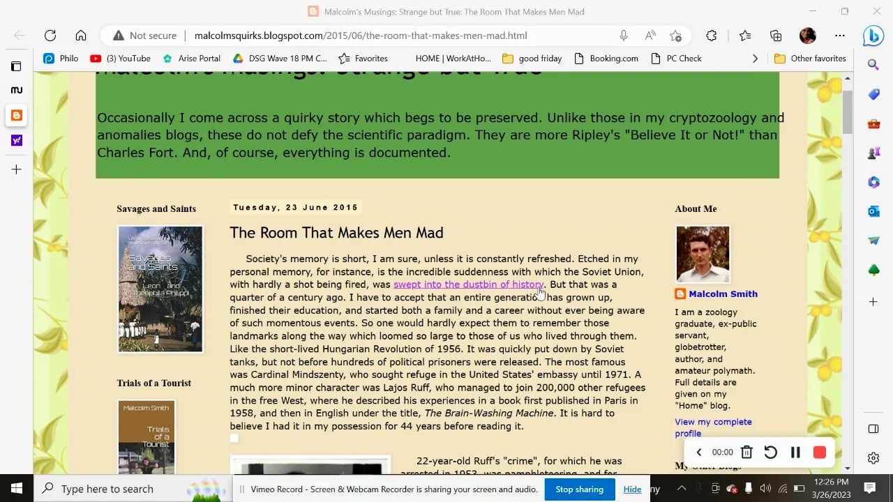 The Room That Makes Men Go Mad