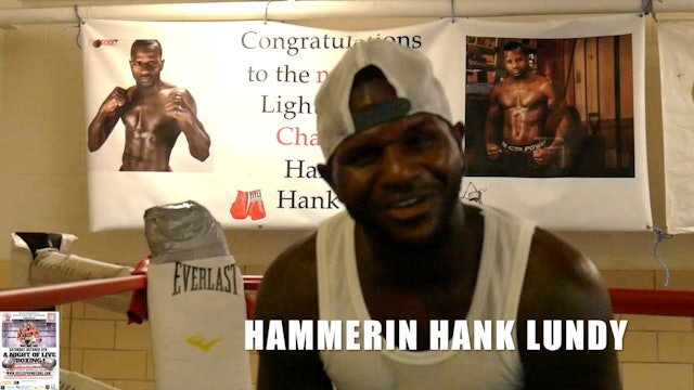 Higher Than 7 Boxing - Hammerin Hank Lundy - Promo