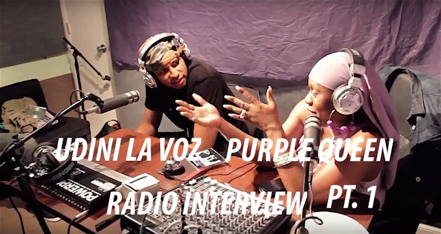 Udini La Voz Radio Interview - A Moment With Purple