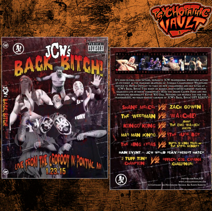 JCW: JCW'S Back Bitch