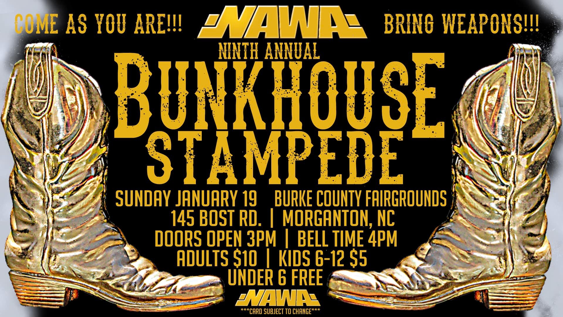 NAWA: Bunkhouse Stampede '25