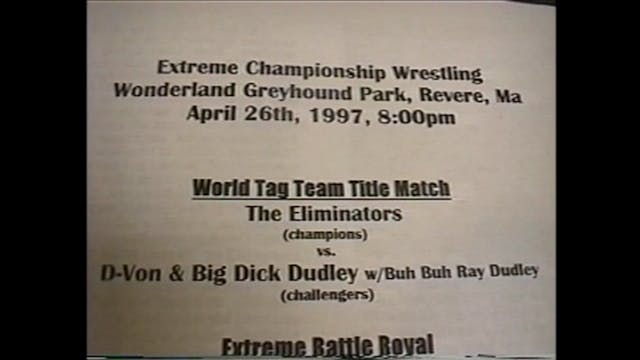 ECW Fancam: 04-26-97-Revere, MA