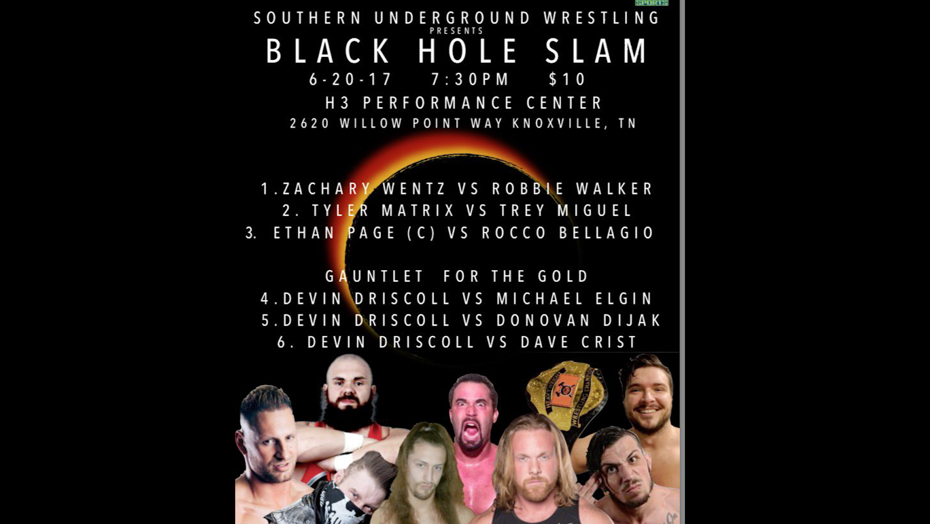 SUW: Black Hole Slam