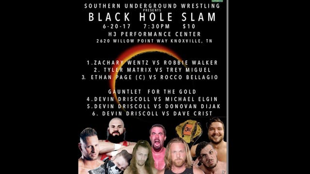 SUW: Black Hole Slam