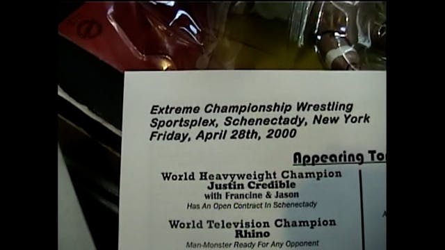 ECW Fancam: 04-28-2000-Schenectady, NY