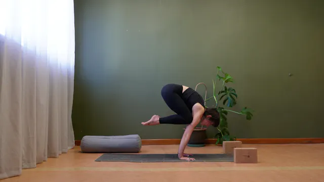 Transition - Jump into Bakasana (Crow...