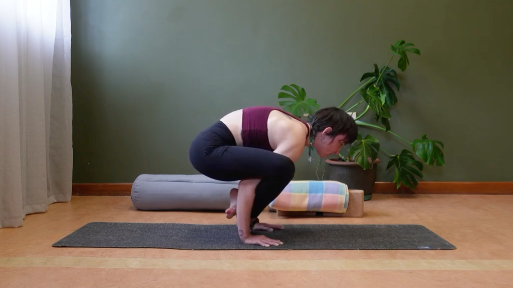 Bhujapidasana- Arm pressure pose