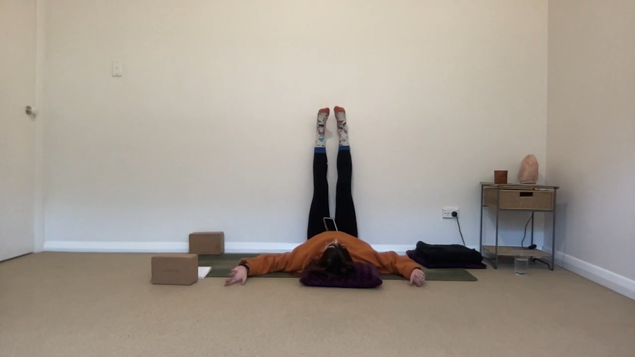 Wall Yin Yoga