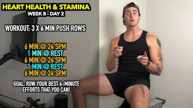 Heart Health & Stamina: 3 x 6 Min Pus...