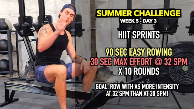 Summer Challenge: Week 5 - Day 3