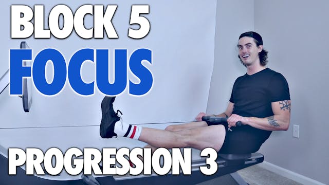 FOCUS: "Feet Out" Rowing (PROG. 3)