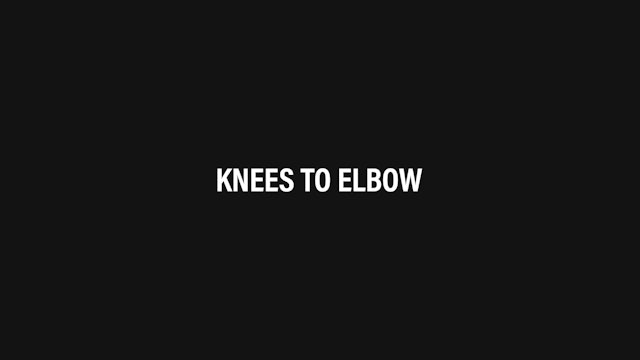 Kness To Elbow HIITSTEP Exercises Horizontal