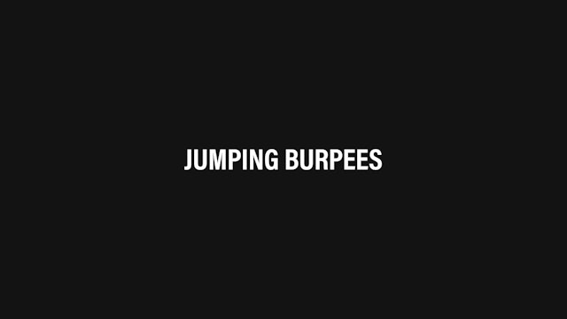 Jumping Burpees HIITSTEP Exercises Horizontal