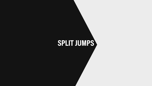 Split Jumps HIITSTEP Exercises Horizontal