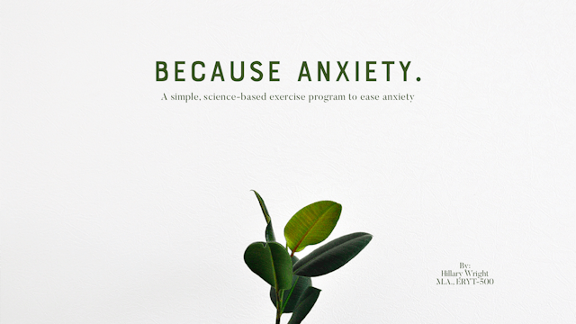 Because Anxiety. 